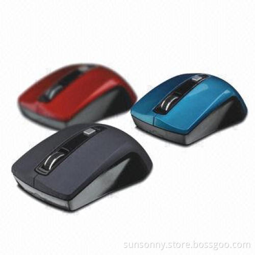4 Keys 2.4G Wireless Mouse with 800/1200 CPI Resolution, Ergonomic Design, Middle Size